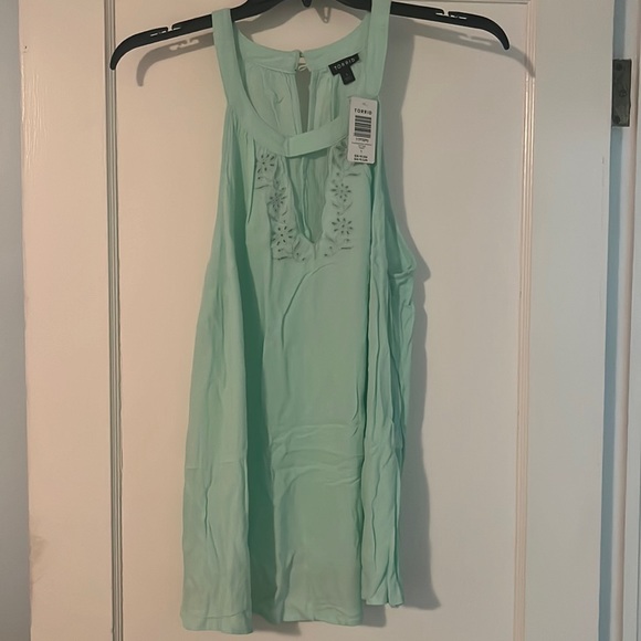 Torrid - Turquoise Goddess Sleeveless Tank - Picture 1 of 6